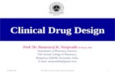 Clinical drug design