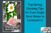 Top Spring Cleaning Tips for Your Single Story Home in Carlsbad CA
