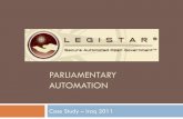 23.05.2011, Case study in legislative efficiency - Iraq 2011, Mr. Stephen J. Ujvarosy