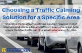 Choosing a Traffic Calming Solution
