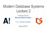 Modern Database Systems - Lecture 02