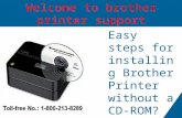Easy steps for installing brother printer without a cd rom