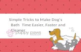 Simple Tricks to Make Dog's Bath Time Easier, Faster and Cleaner