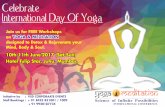 YOGA & MEDITATION EXPO - Science of Infinite Possibilities International Conference