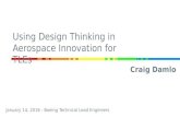 Using Design Thinking in Aerospace Innovation for TLEs