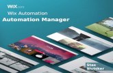 Wix Automation - Automation Manager