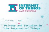 Privacy and Security in the Internet of Things