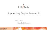 EDINA Supporting Digital Research