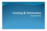 Costing_Actual spendings & pricing