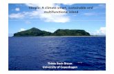 Tikopia: A climate smart, sustainable and multifunctional island