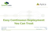 Easy Continuous Deployment You Can Trust