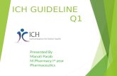 Stability studies of drug ICH Q1