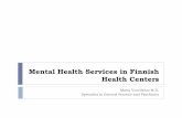 Mental health services in Finnish health centres