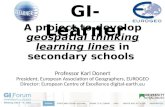 Learning lines for geoSpatial thinking: GI Learner Project