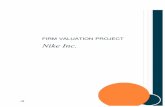 Nike Firm Valuation Project