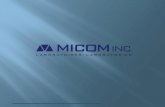 Présentation générale Laboratoires Micom