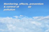 Monitoring of air pollution
