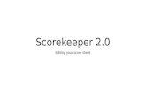 Tap   scorekeeper - editing your scoresheet