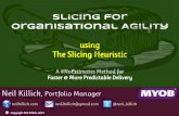 Slicing for Organisational Agility - A #NoEstimates Method