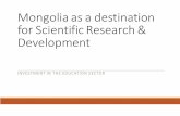 11.16-17.2015, PRESENTATION, Mongolia as a destination for Scientific Research & Development, Kevin Trzcinski