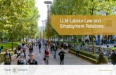 LLM Labour Law and Employment Relations - Tilburg University - 10 november 2016