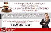 Free Legal Advice Is Available In Illinois For Women Facing Child Custody, Support or Visitation Issues