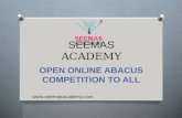 Open Online Abacus Competition