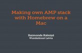 Making own AMP stack with Homebrew on a Mac
