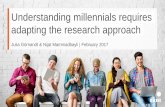 Webinar "Understanding millennials requires adapting the research approach"