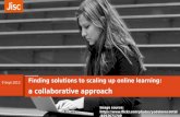 Finding solutions to scaling up online learning: a collaborative approach