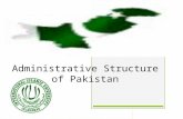 Administrative structure of Pakistan
