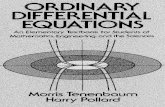 Morris tenenbaum harry pollard ordinary differential equations  an elementary textbook for students of mathematics engineering and the sciences courier dover publications (1985)