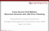 JDA Floor Planning webinar by Cantactix  - Every Square Foot Matters