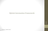 Hybrid Automation Framework Developement