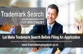 Let make trademark search before filing an application
