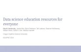 Data science education resources for everyone