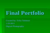 Final portfolio power point