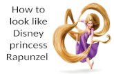 How to look like disney princess rapunzel