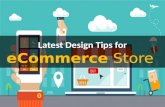 Latest Design Tips for eCommerce Store