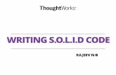 Writing S.O.L.I.D Code