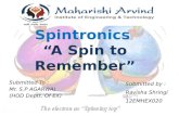 Spintronics presentation