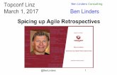Spicing up agile retrospectives - TopConf Linz 2017 - Ben Linders
