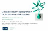 Raef Lawson - Competency Integration in Business Education