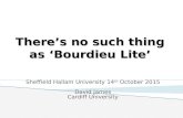 There's no such thing as 'Bourdieu Lite'