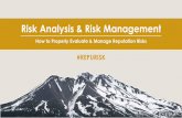 Reputation Risk Analysis