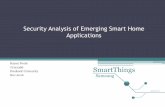 Security analysis of emerging smart home applications 11.2016