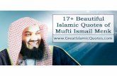 17+ Beautiful Islamic Quotes of Mufti Ismail Menk