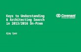 Understanding & Architecting Search in SP 2013/2016
