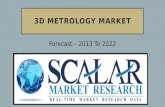 3d metrology market,Global Revenue, Trends, Growth, Share, Size and Forecast to 2022