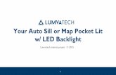 Your Automotive Sill or Map Pocket Interior Lit 2-2016 Lumvatech LED Backlight